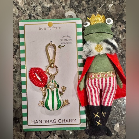Handbags - Frog Prince bag charm and hanging ornament
